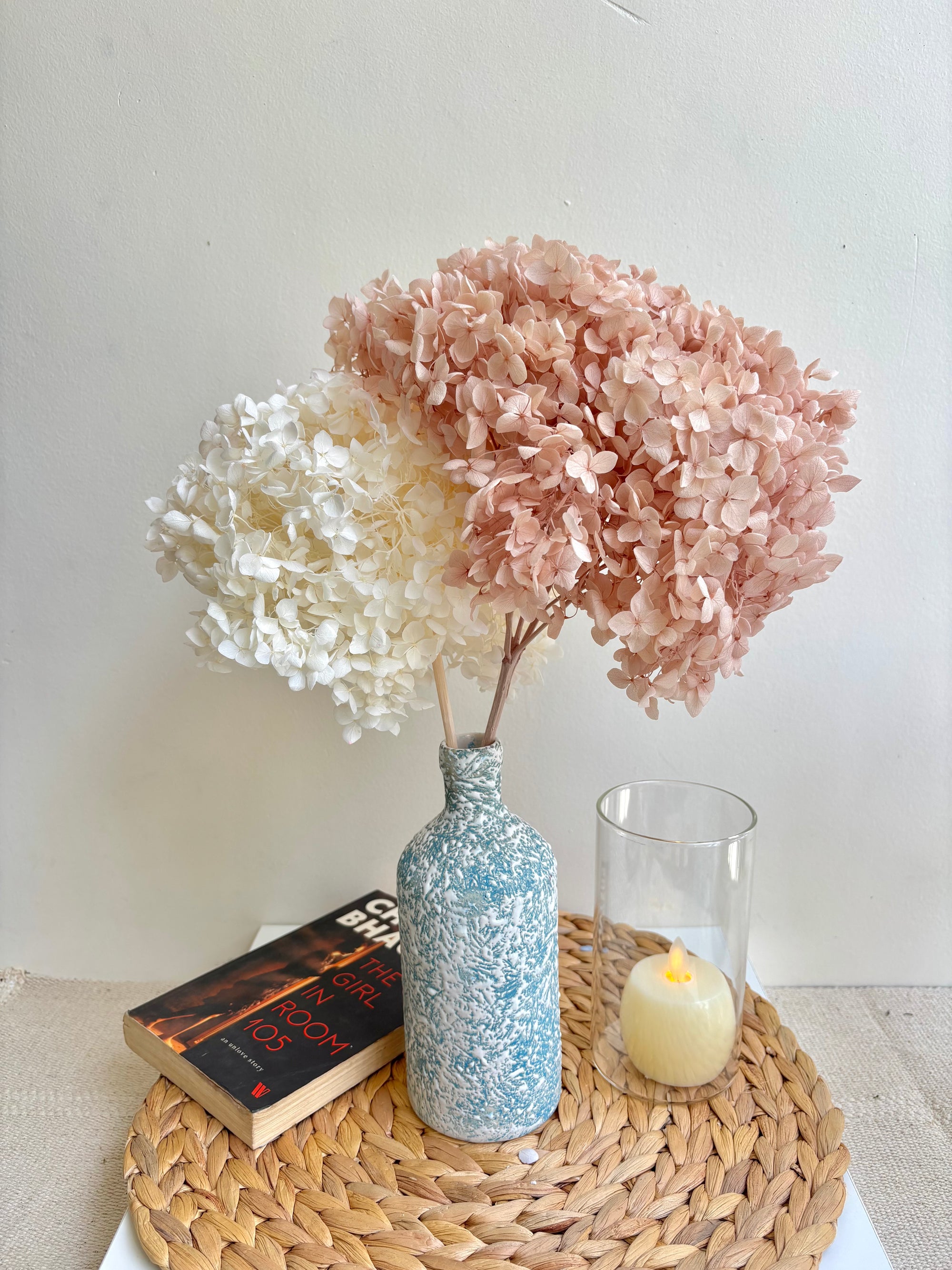 SERENE BLOOM PRESERVED HYDRANGEA (BUNCH OF 2)