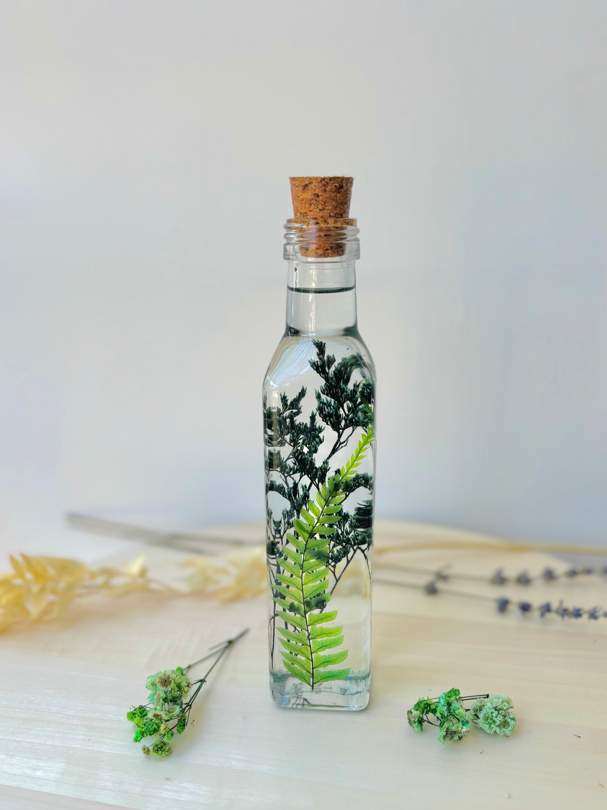 Feathery Embrace Preserved Flower Tabletop
