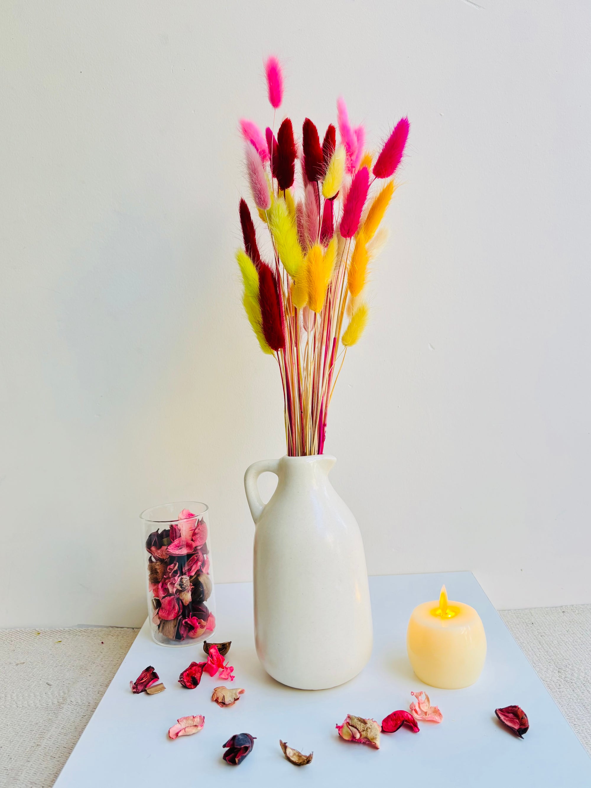 RAINBOW BLOOM BUNNY TAILS (SET OF 50)