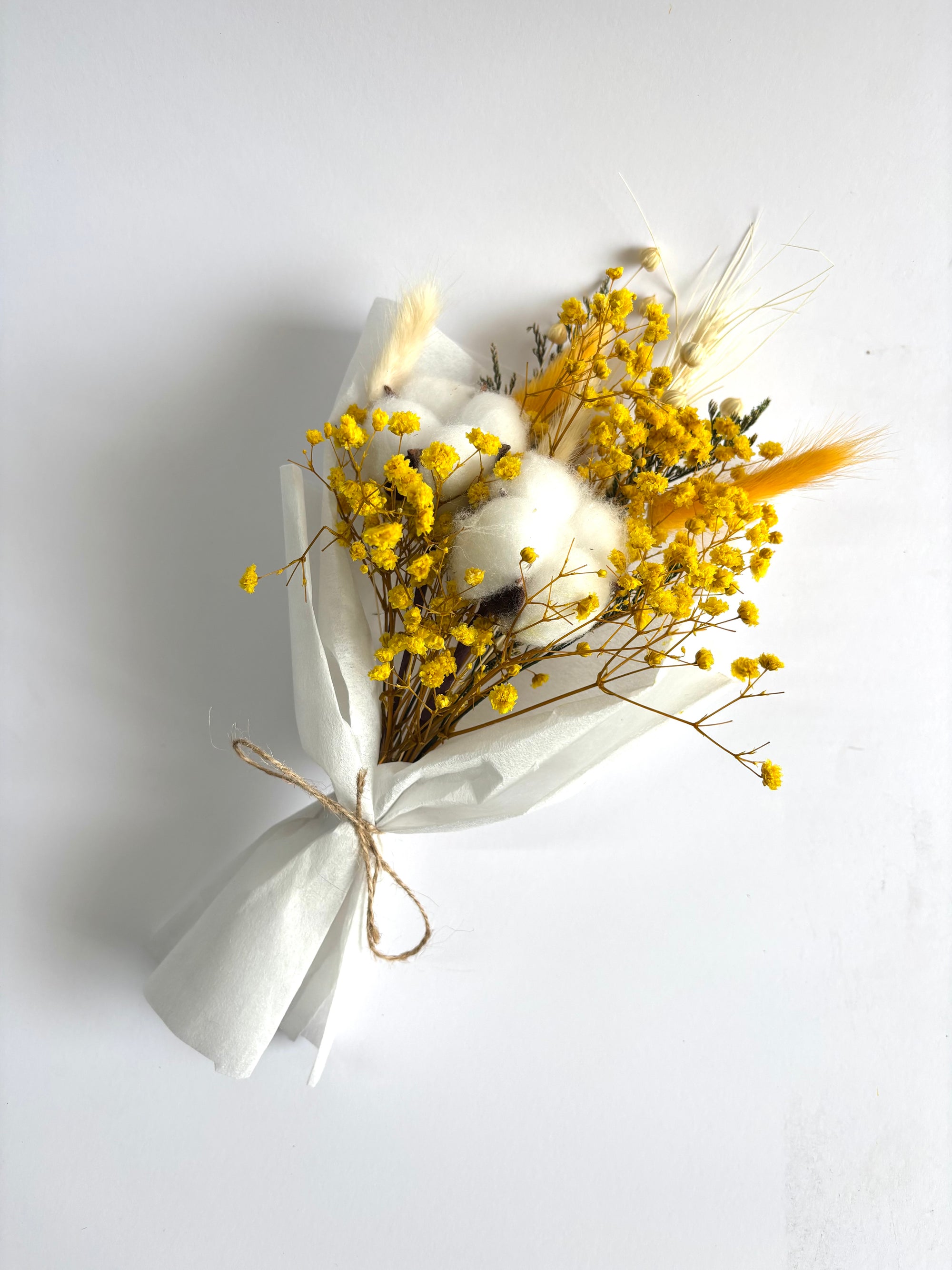LEMON DAZE MINI DRIED FLOWER BOUQUET