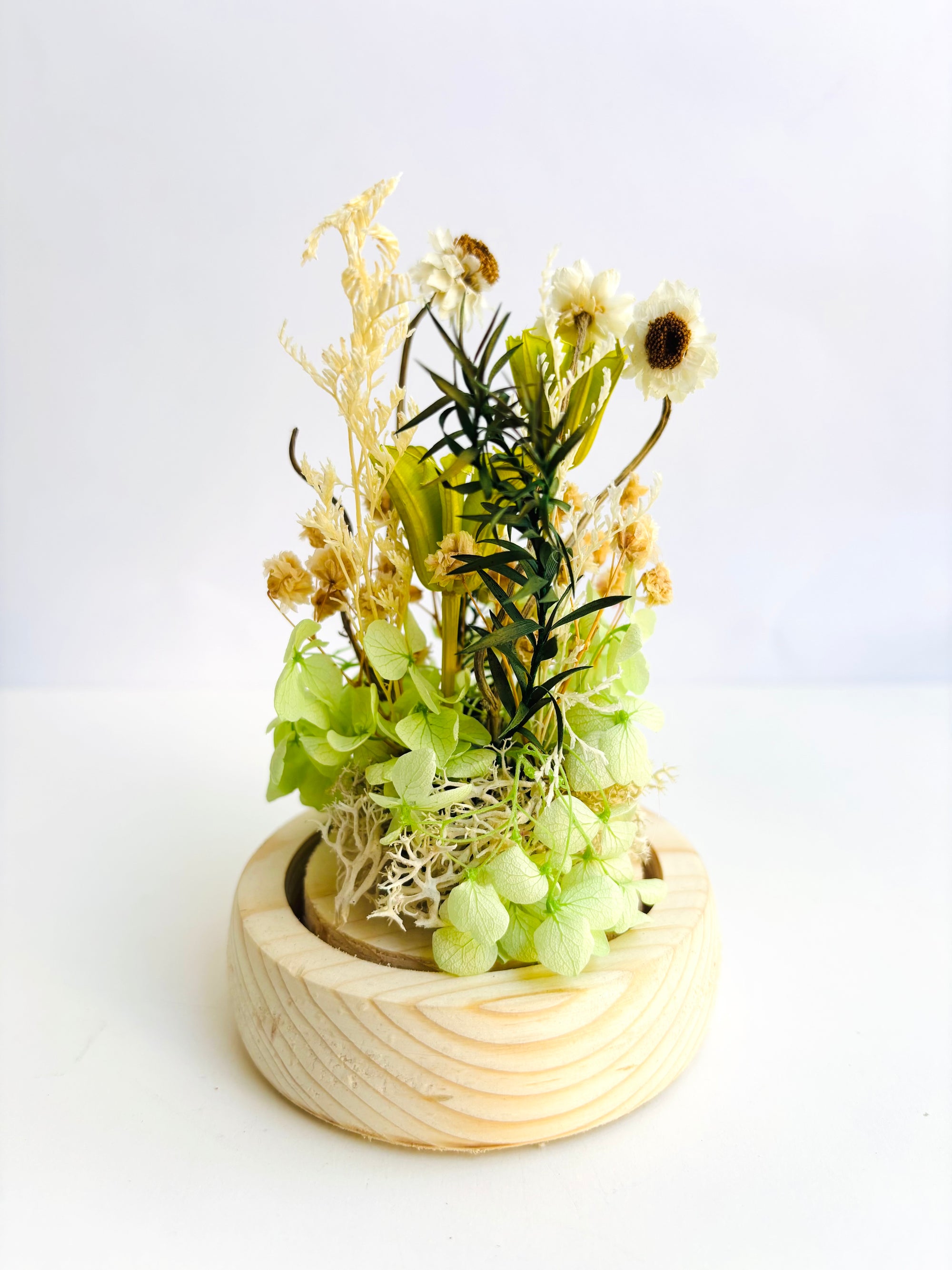 Botanical Wish Preserved Flower Glass Dome (small)