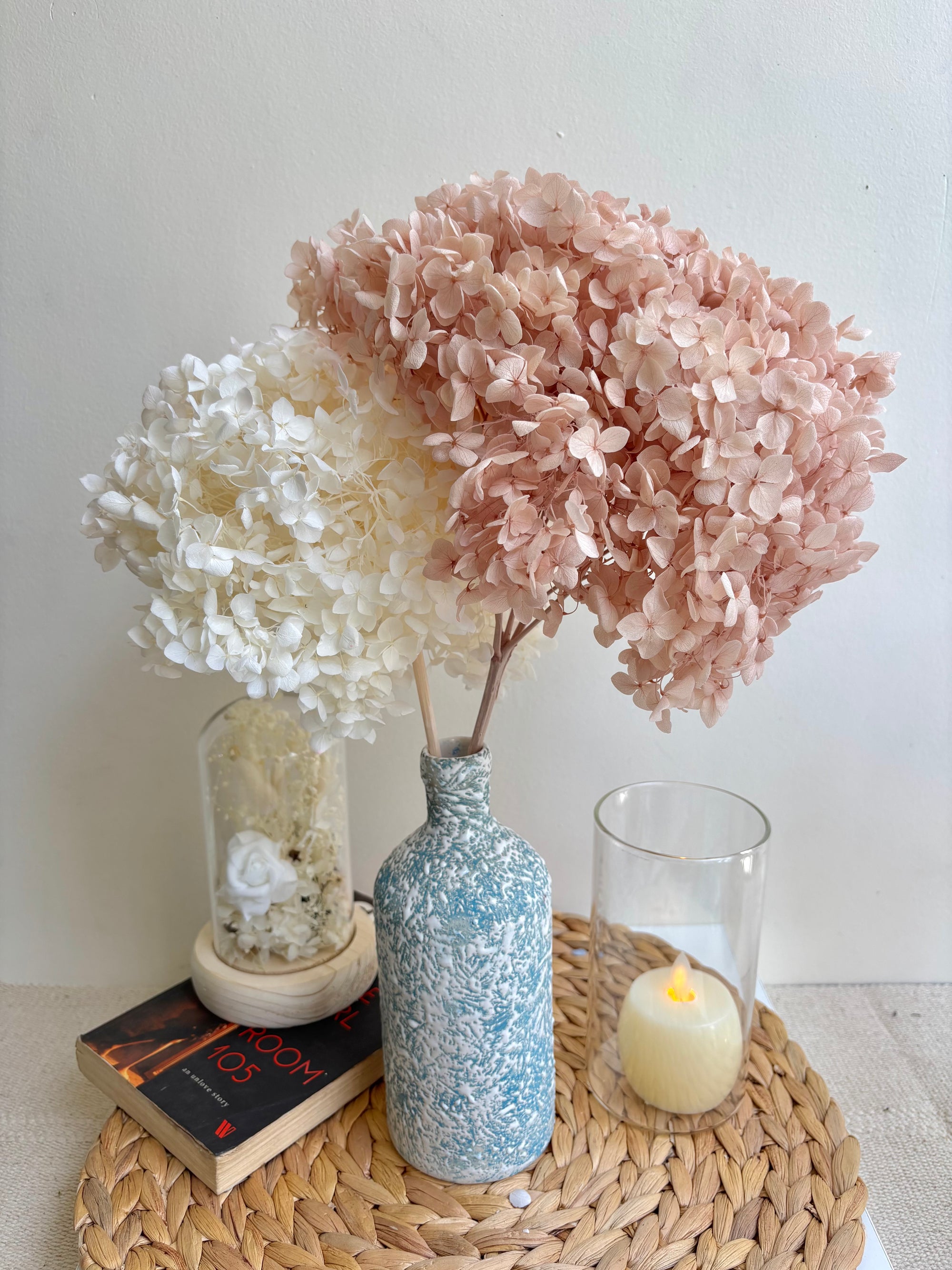 SERENE BLOOM PRESERVED HYDRANGEA (BUNCH OF 2)