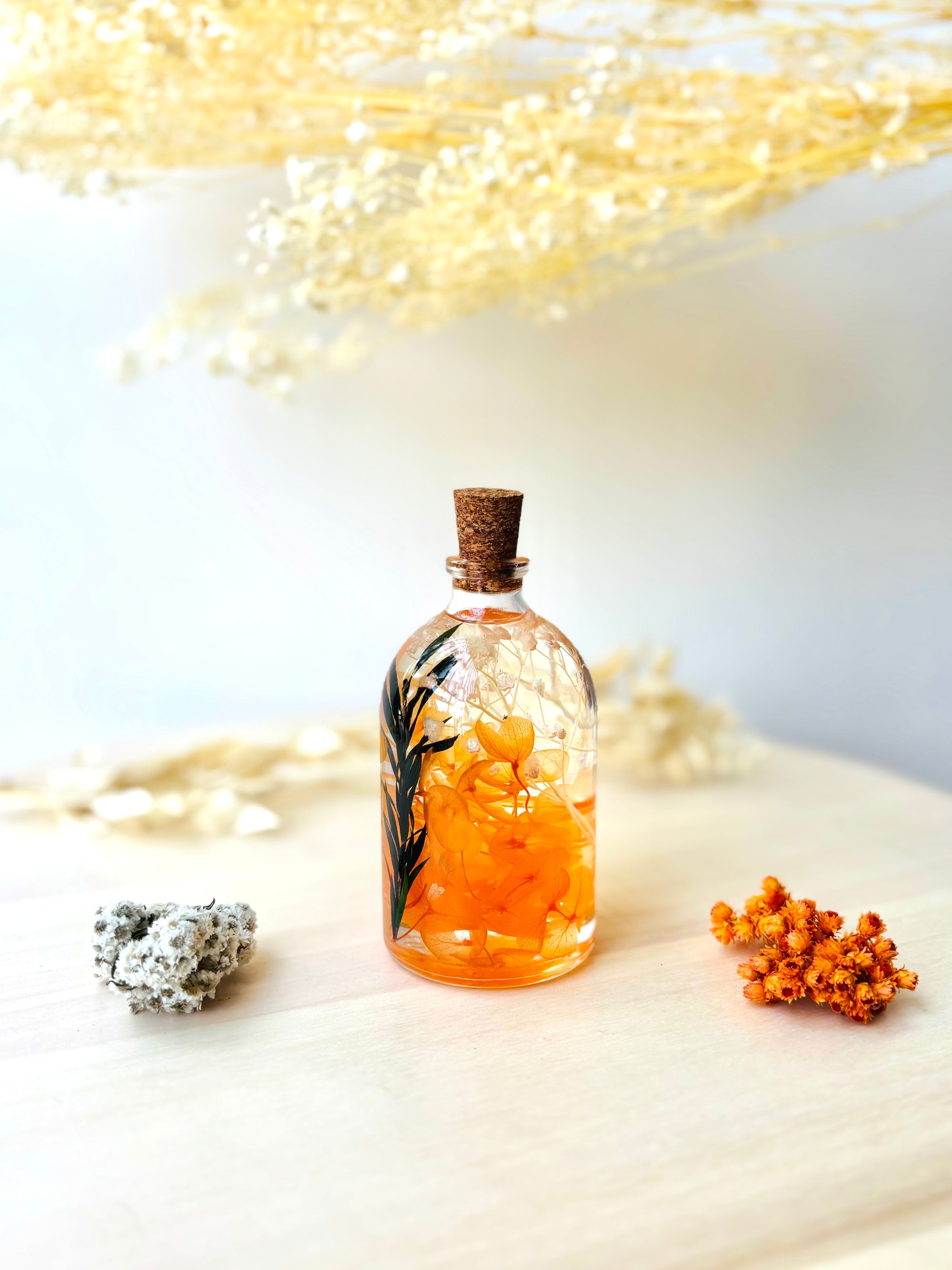 Tangerine Bliss Preserved Flower Tabletop