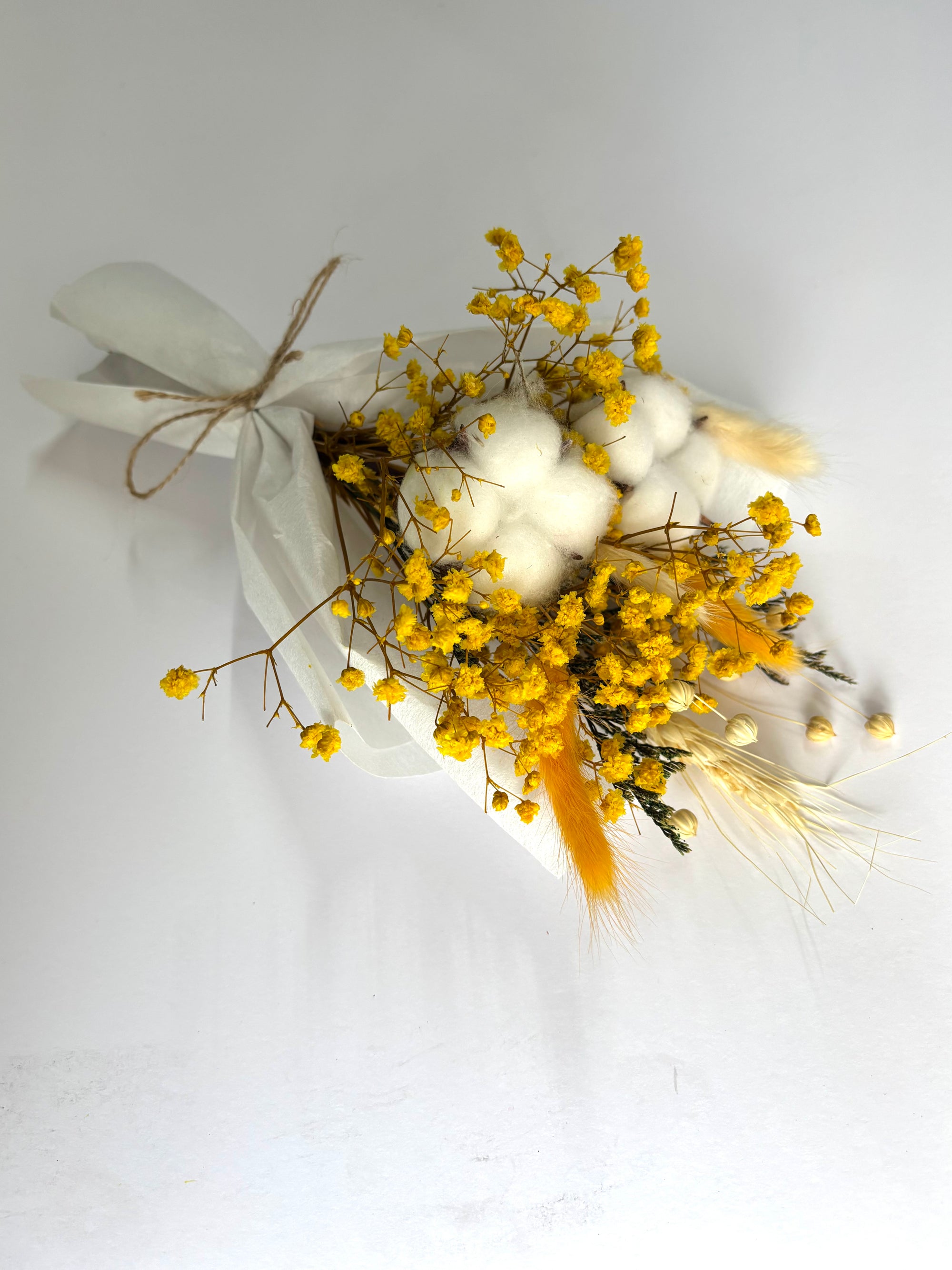 LEMON DAZE MINI DRIED FLOWER BOUQUET